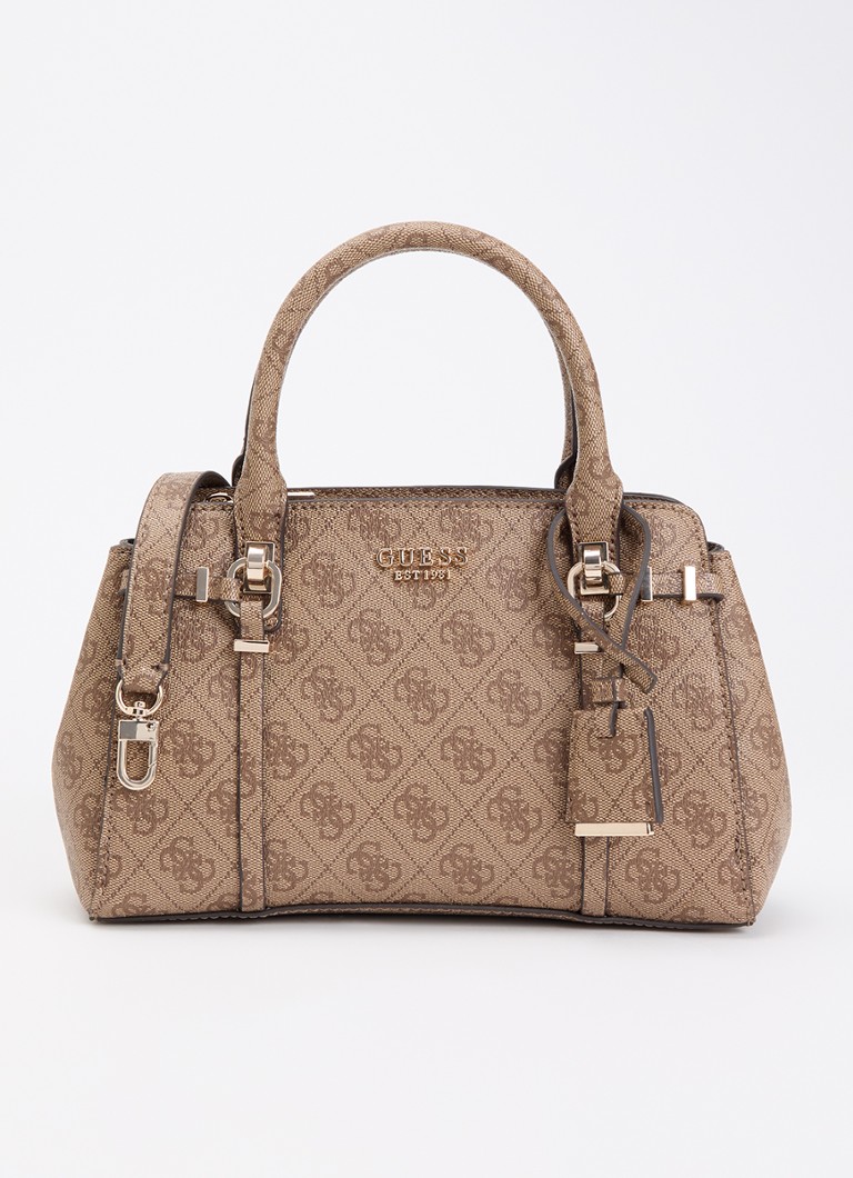 GUESS Dames Leona Logo crossbodytas met logoprint en afneembare schouderriem