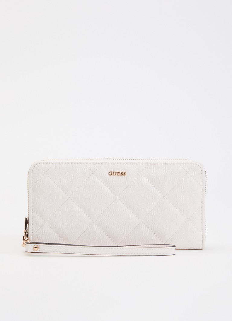 GUESS Dames Libby ritsportemonnee met quilt patroon