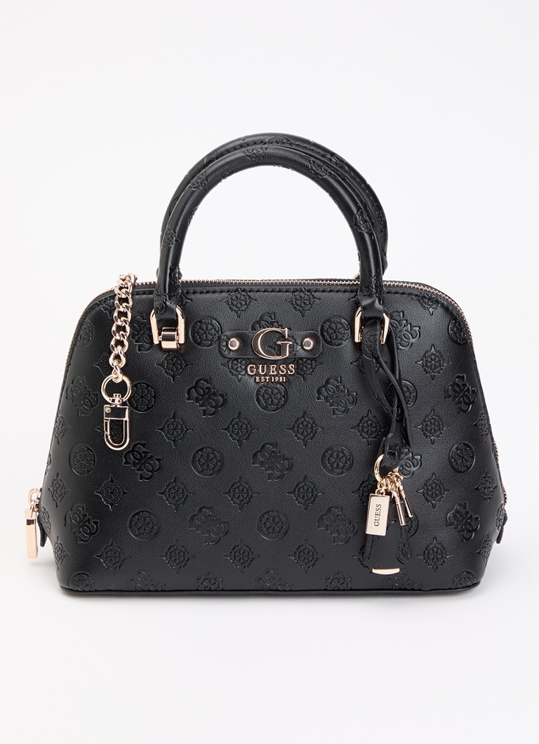GUESS Dames Dita Logo handtas met logo en afneembare schouderriem