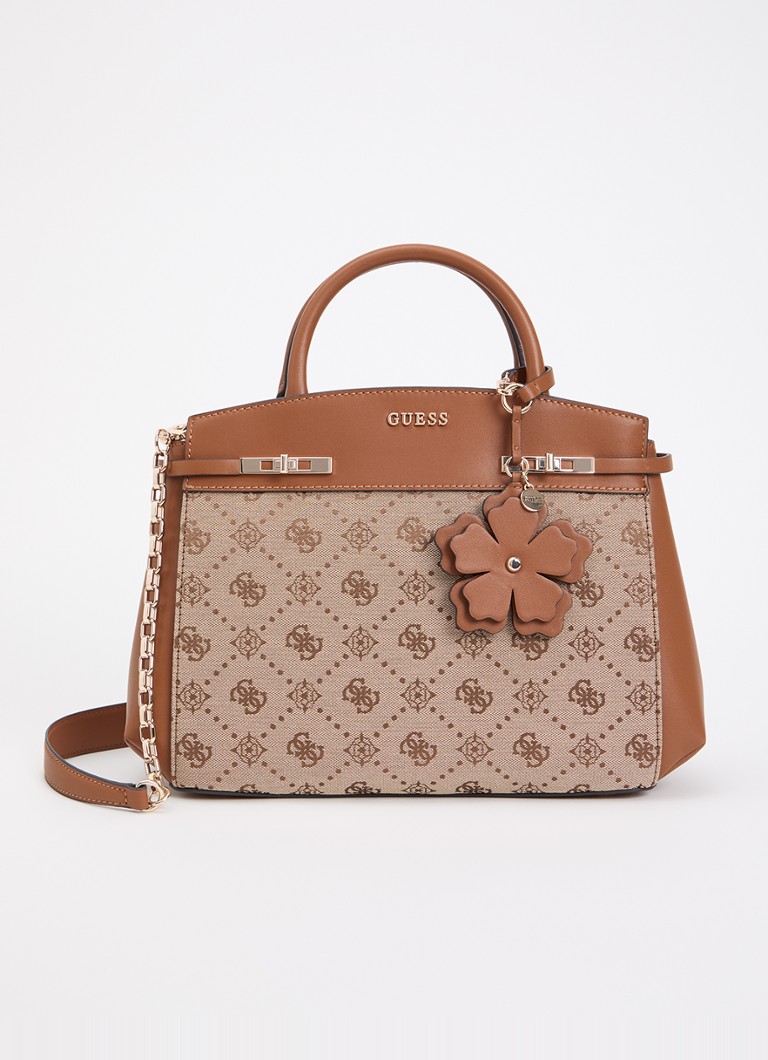 GUESS Dames Melinda logo handtas met logoprint en tasbedel