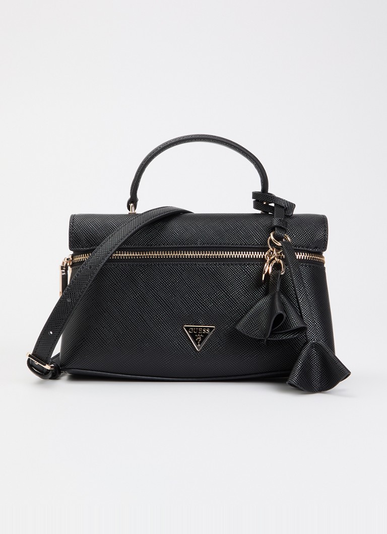 GUESS Dames Danielle Canister handtas met afneembare schouderriem in de kleur Zwart, maat: 1SZ