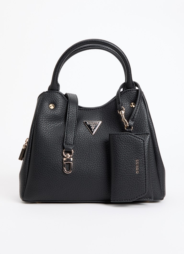 GUESS Dames Lorella S handtas met afneembare schouderriem in de kleur Zwart, maat: 1SZ