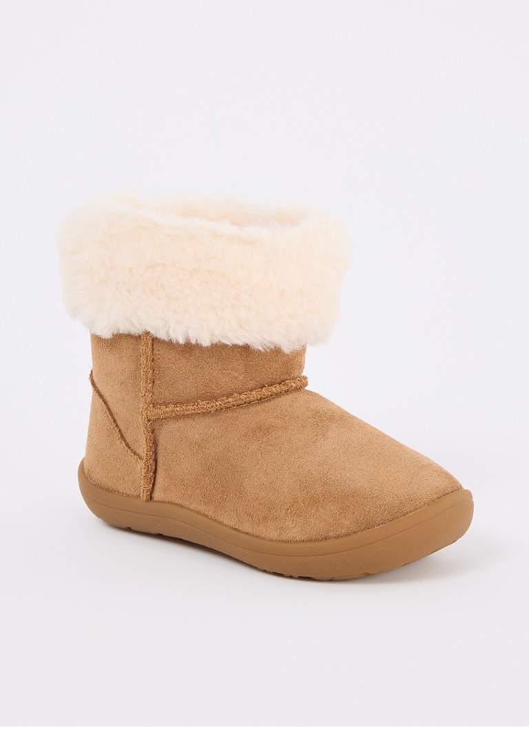 UGG Meisjes Sammee enkellaarsje van suède in de kleur Camel, maat: 23.5