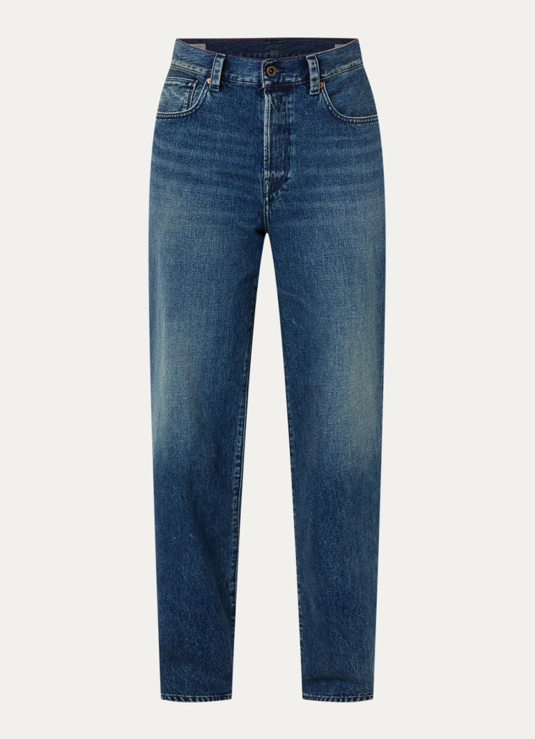 Replay Heren Bwaii loose fit jeans met donkere wassing in de kleur Indigo, maat: W33/L34