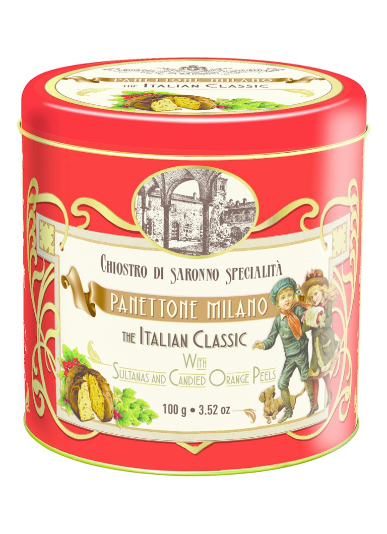 Chiostro di Saronno Cioccolato panettone in blik 100 gram Beige - Deal