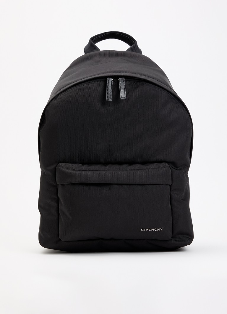 Givenchy Heren Rugzak met logo en 17 inch laptopvak in de kleur Zwart, maat: OS