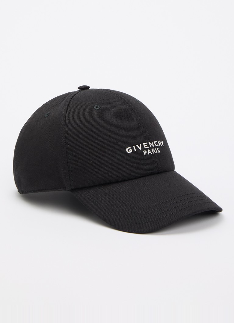Givenchy Heren Pet met logoborduring in de kleur Zwart, maat: OS