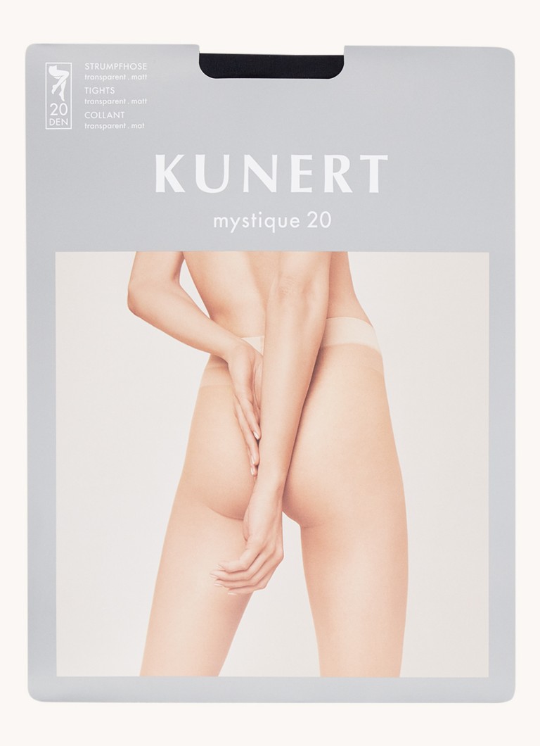 Kunert Dames Mystique panty in 20 denier in de kleur Donkerblauw, maat: 38-40