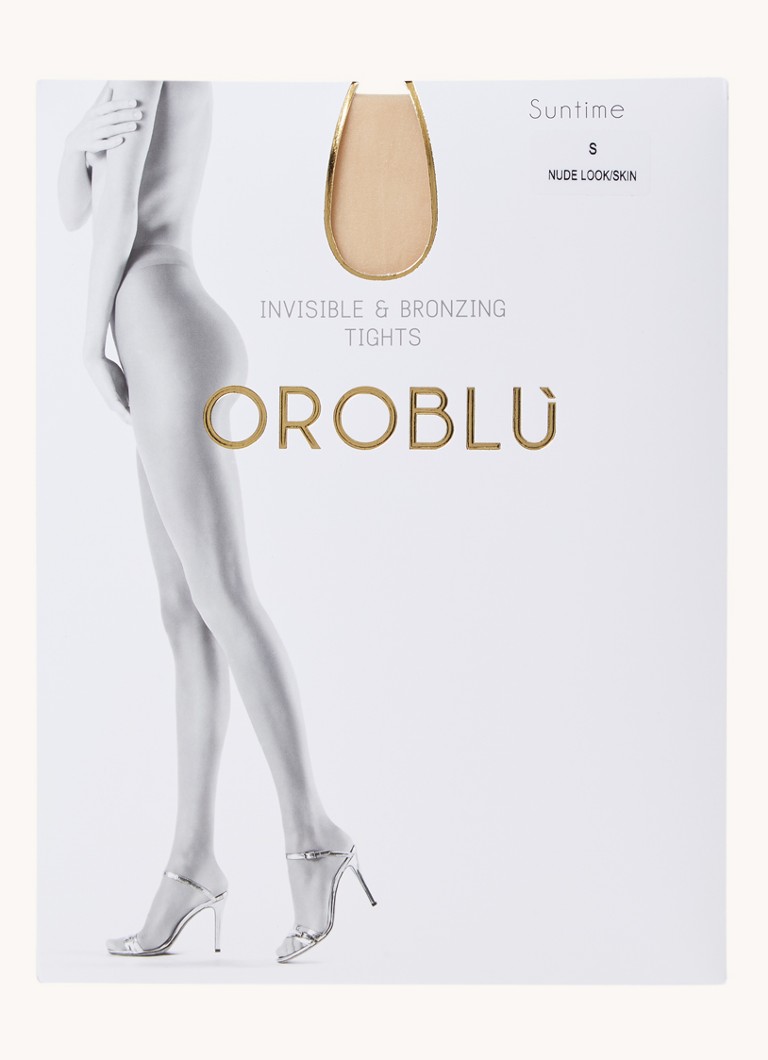 Oroblu Dames Suntime panty in 15 denier in de kleur Beige, maat: XL