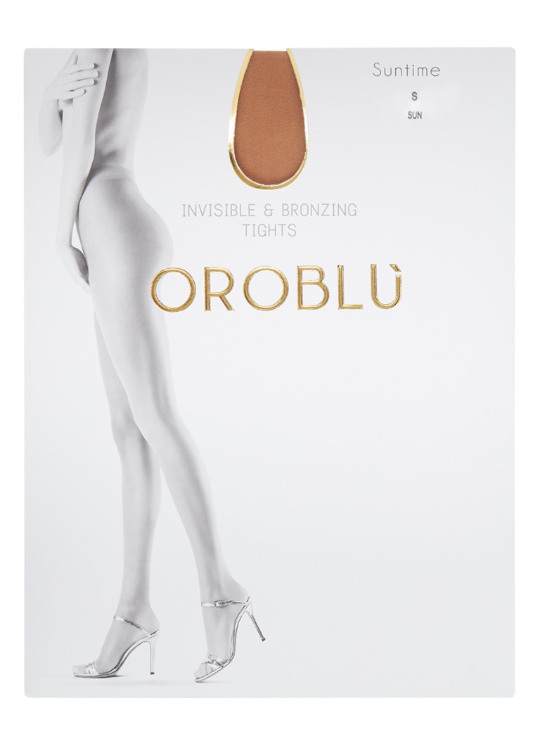 Oroblu Dames Suntime panty in 15 denier in de kleur Donkerbeige, maat: S