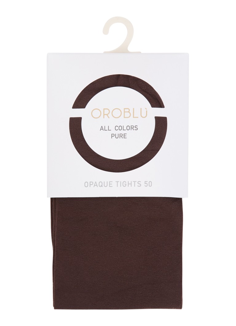Oroblu Dames All Colors Panty in 50 denier in de kleur Chocoladebruin, maat: S/M