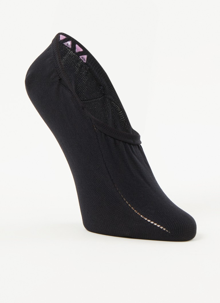 CADA Dames Sneakersokken naadloos in 2-pack in de kleur Zwart, maat: 39-41