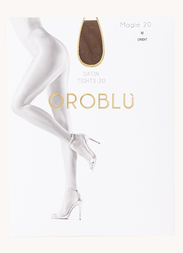 Oroblu Dames Magie panty in 20 denier in de kleur Steenrood, maat: S