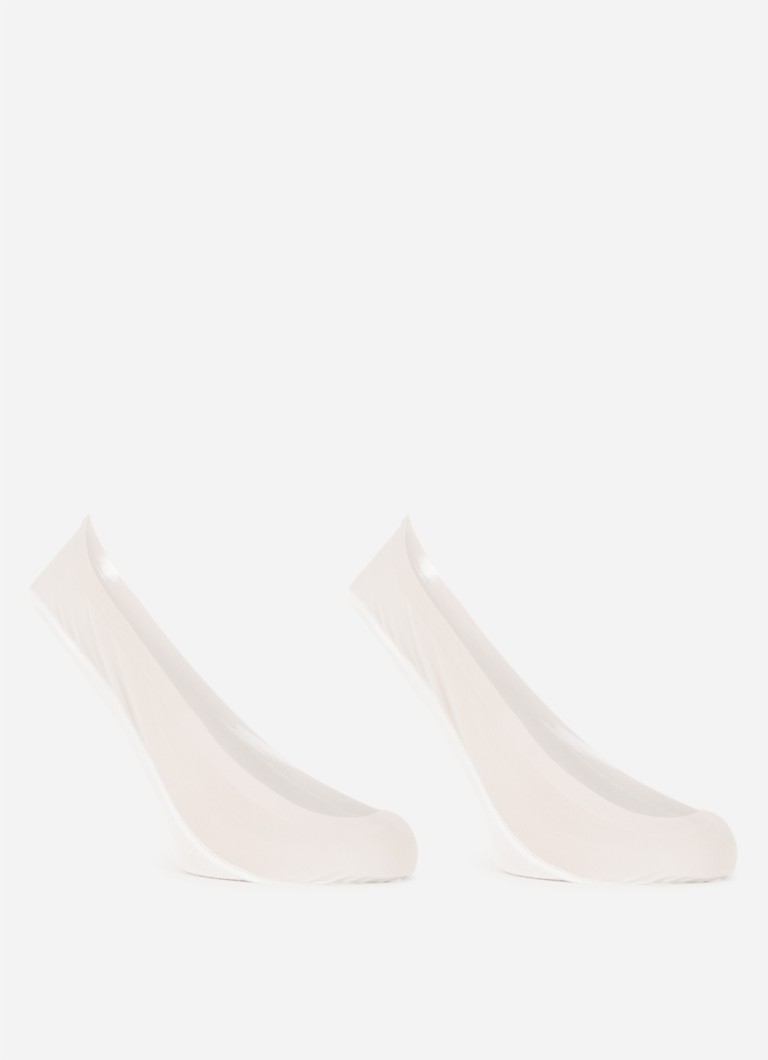 Oroblu Dames Invisible kousenvoetje in 2-pack in de kleur Gebroken wit, maat: 39-42