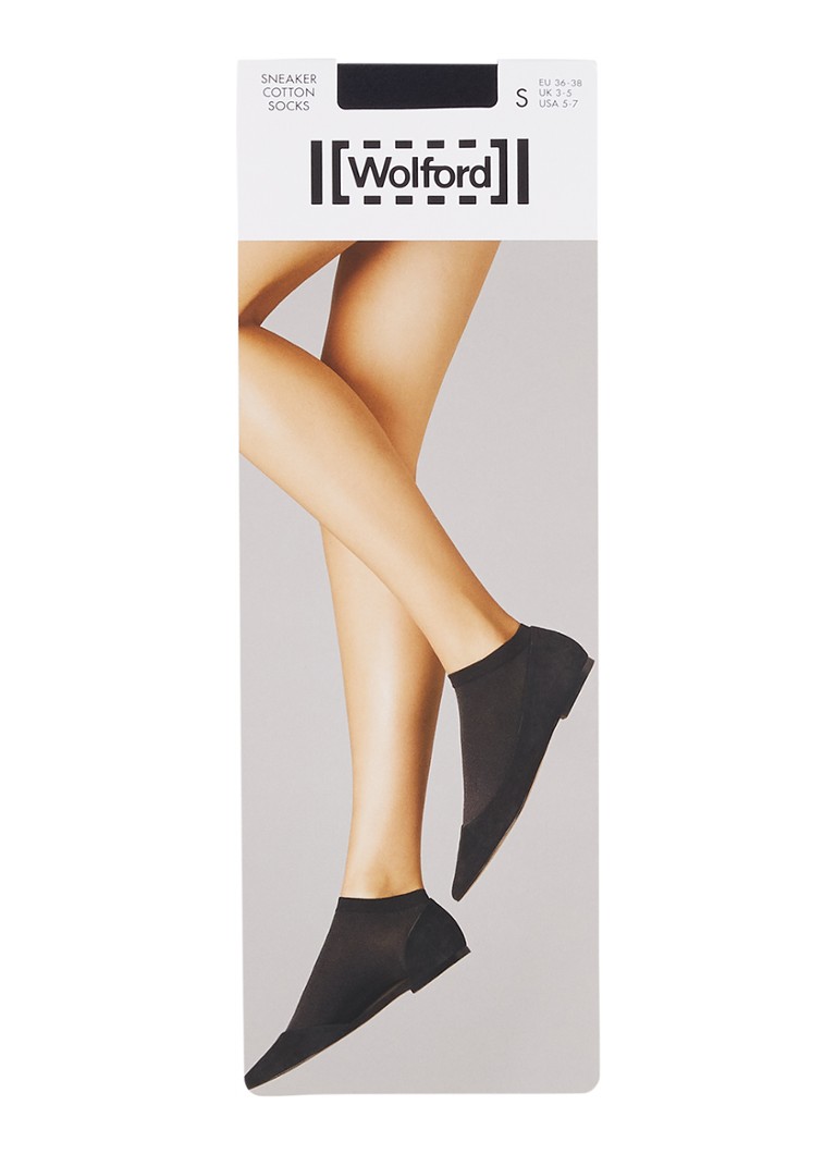 Wolford Dames Pantysokken in 80 denier black in de kleur Zwart