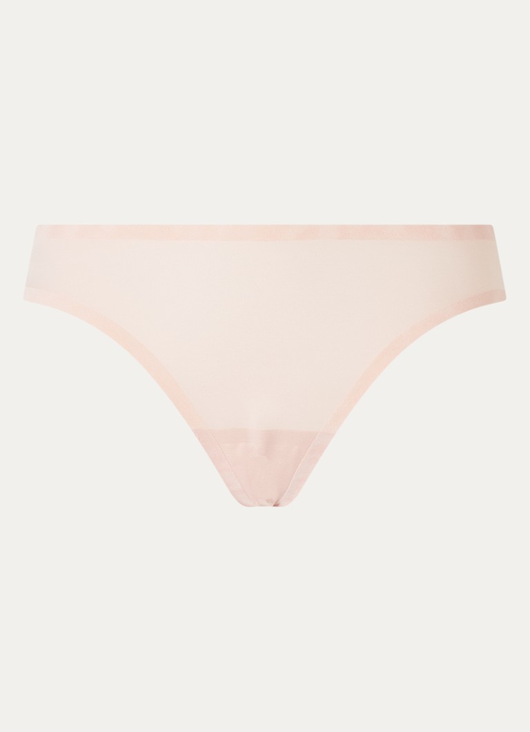 Wolford Dames Sheer Touch naadloze slip in de kleur Lichtroze