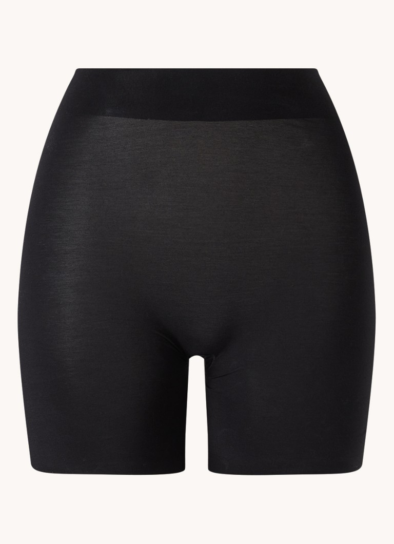 Wolford Dames Cotton Contour corrigerende short in de kleur Zwart