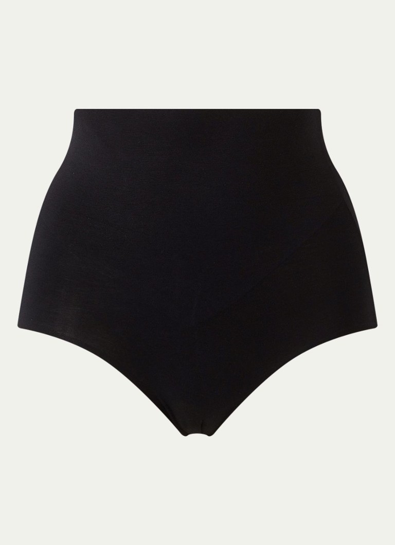 Wolford Dames Cotton Contour naadloze high waisted slip in de kleur Zwart