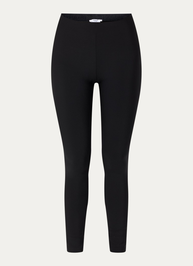 Wolford Dames Scuba high waist skinny fit legging met stretch in de kleur Antraciet