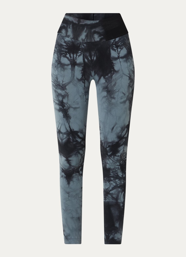 Wolford Dames High waist skinny fit legging met print in de kleur Staalblauw