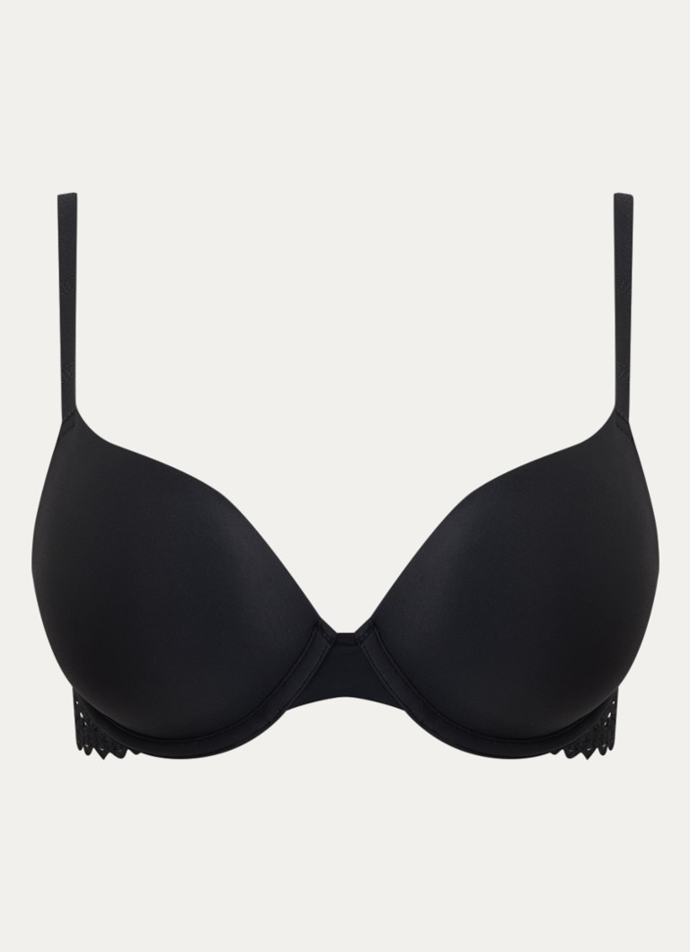 Wolford Dames Romantic Net push up bh in de kleur Zwart