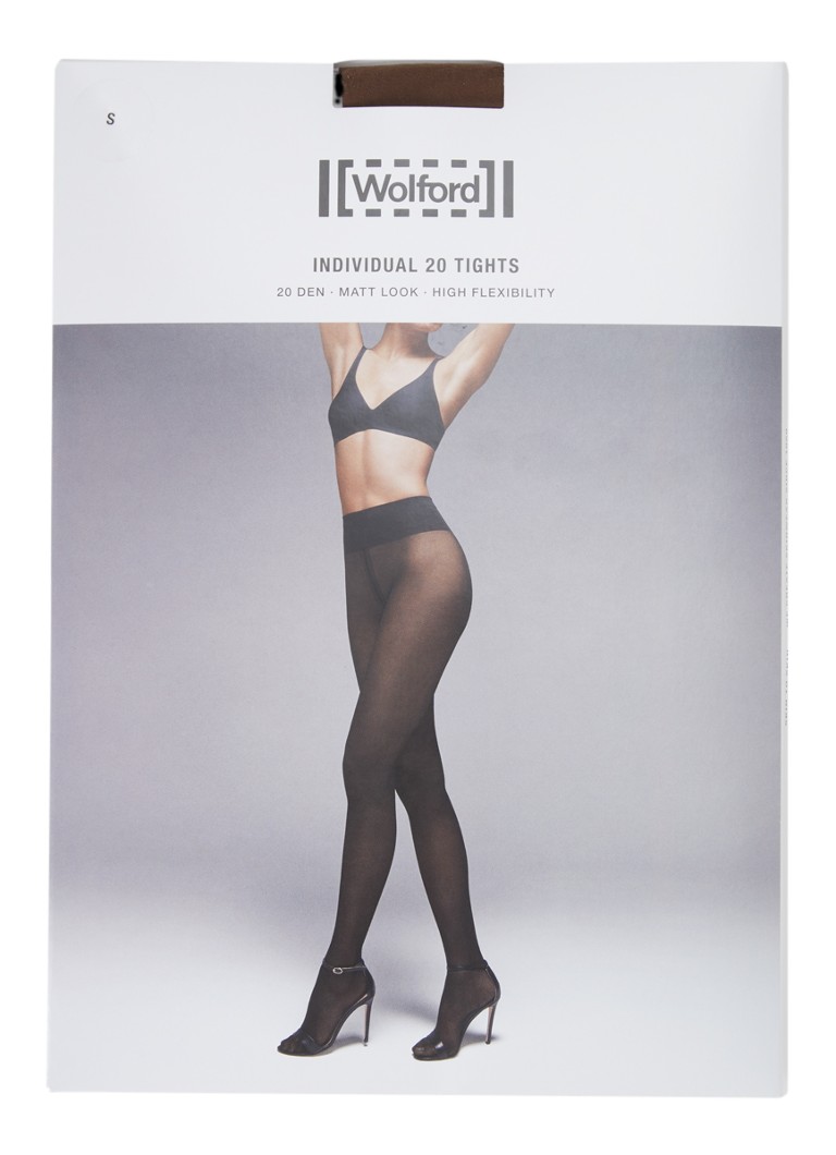 Wolford Dames Individual panty in 20 denier in de kleur Chocoladebruin
