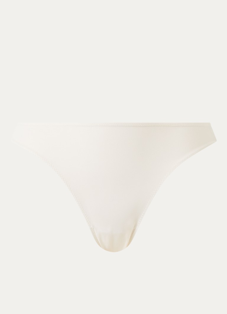 Wolford Dames Contour string met kant in de kleur Gebroken wit