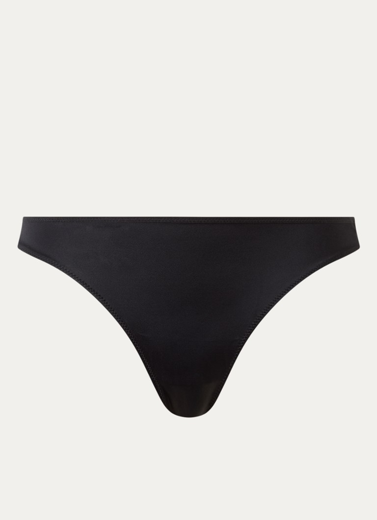 Wolford Dames Contour string met kant in de kleur Zwart