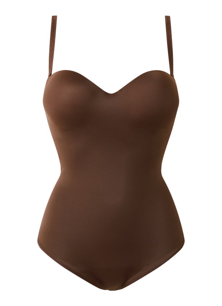 Wolford Dames Mat de Luxe Forming corrigerende body met beugel in de kleur Bruin