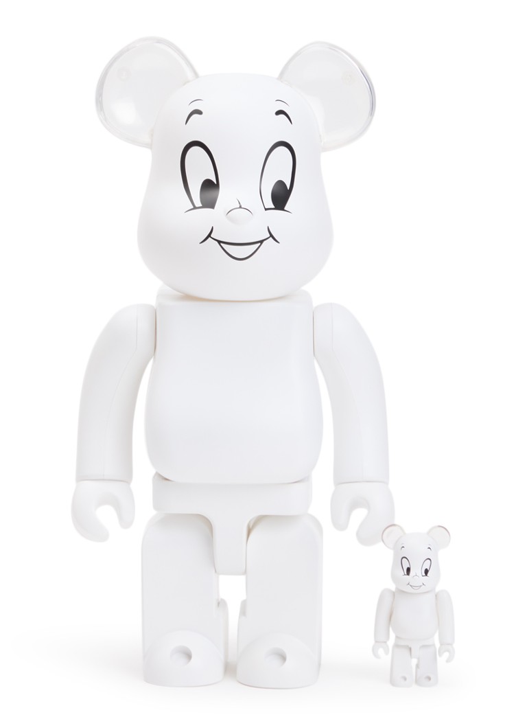 Bearbrick Bearbrick 100% & 400% Casper The Friendly Ghost set van 2 Wit - Deal