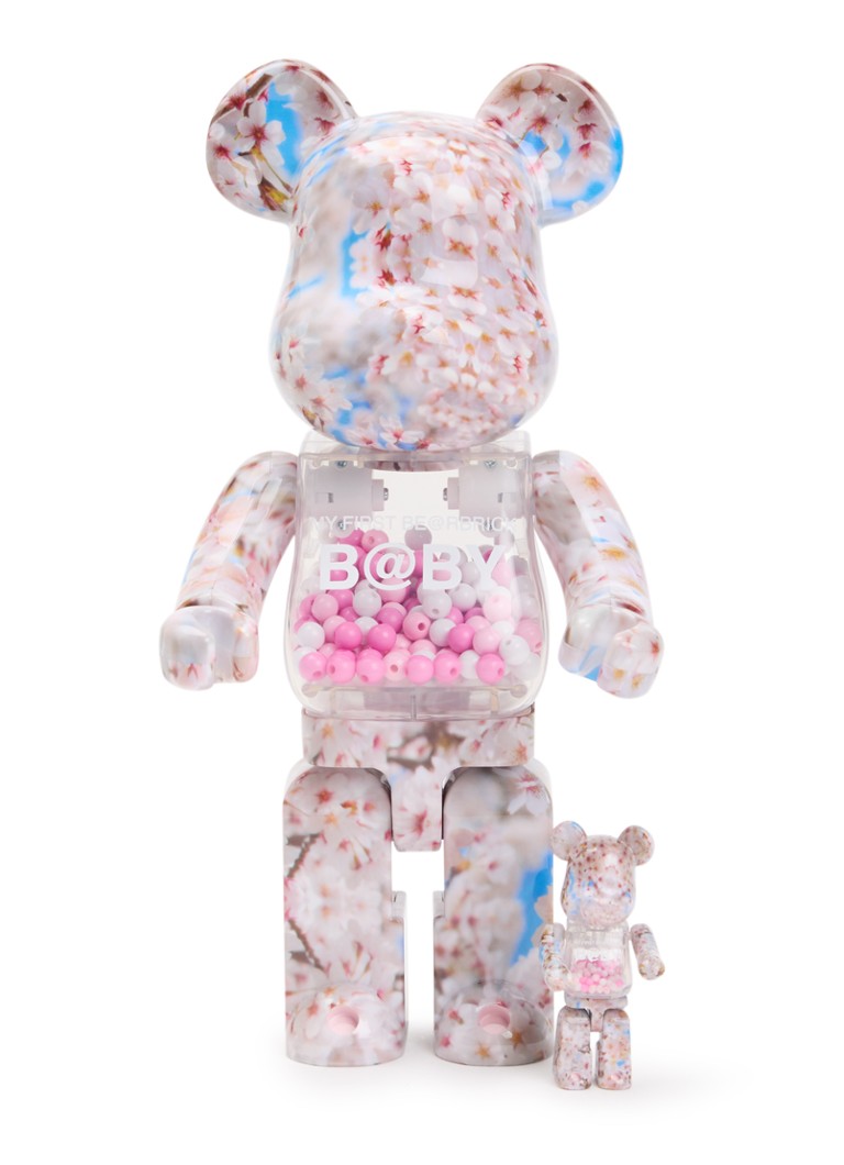 Bearbrick Bearbrick 100% & 400% My First Baby Sakura set van 2 Lichtroze - Deal