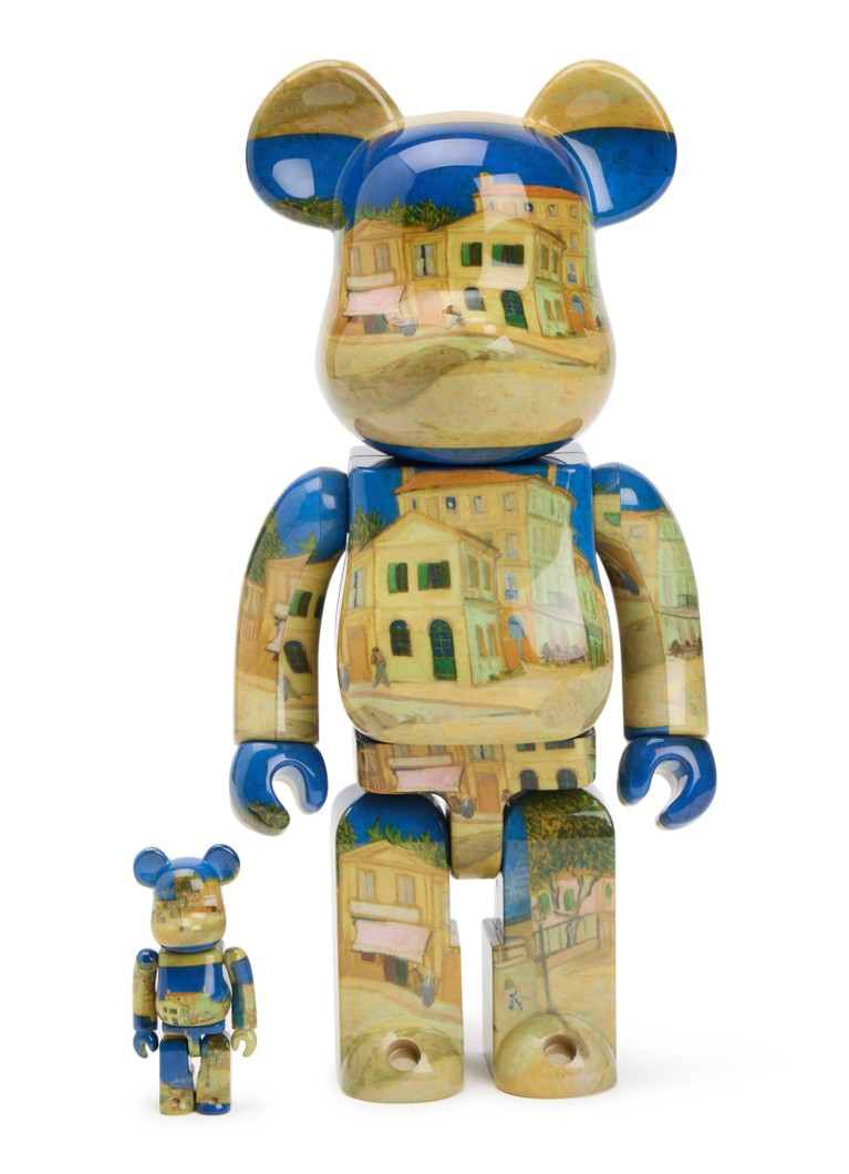 Bearbrick Bearbrick 100% & 400% Van Gogh Museum set van 2 Beige - Deal