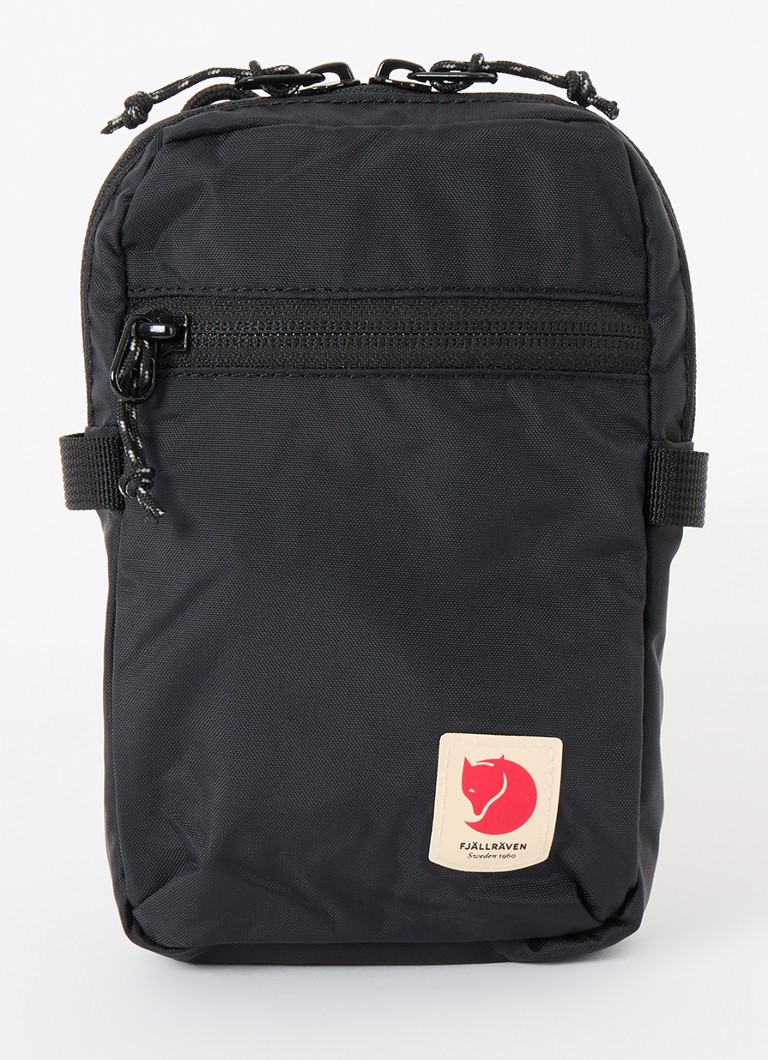 Fjällräven Heren High Coast Pocket crossbodytas met logo in de kleur Zwart, maat: 0,8 L