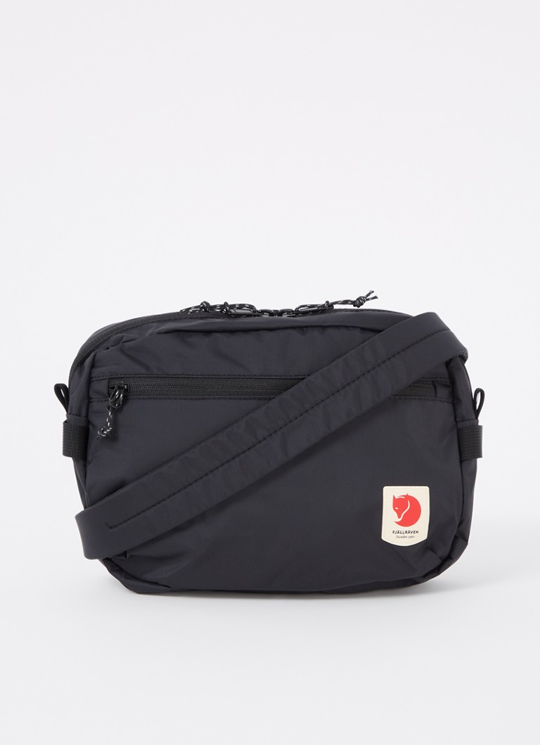 Fjällräven Dames High Coast crossbodytas met logo in de kleur Zwart, maat: 1maat