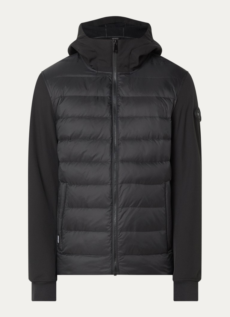 Airforce Heren Cove gewatteerd windjack in de kleur Zwart, maat: XXL