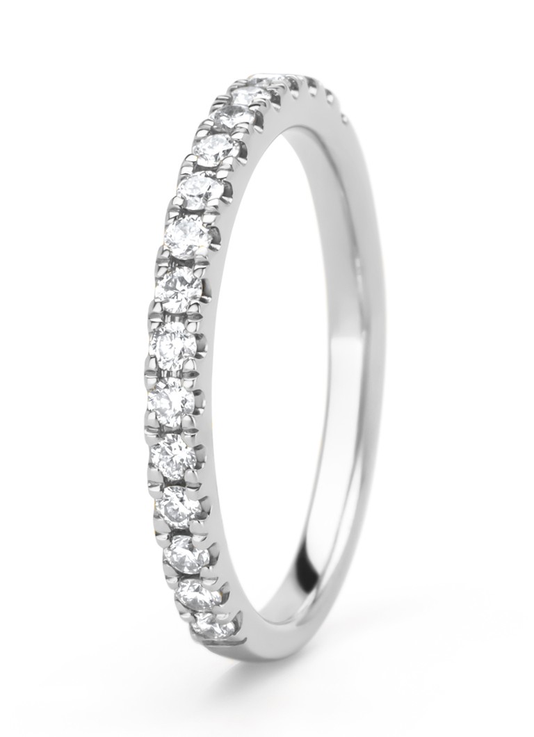 Diamond Point Dames Witgouden ring, 0.32 ct diamant, Perfect Match in de kleur Witgoud
