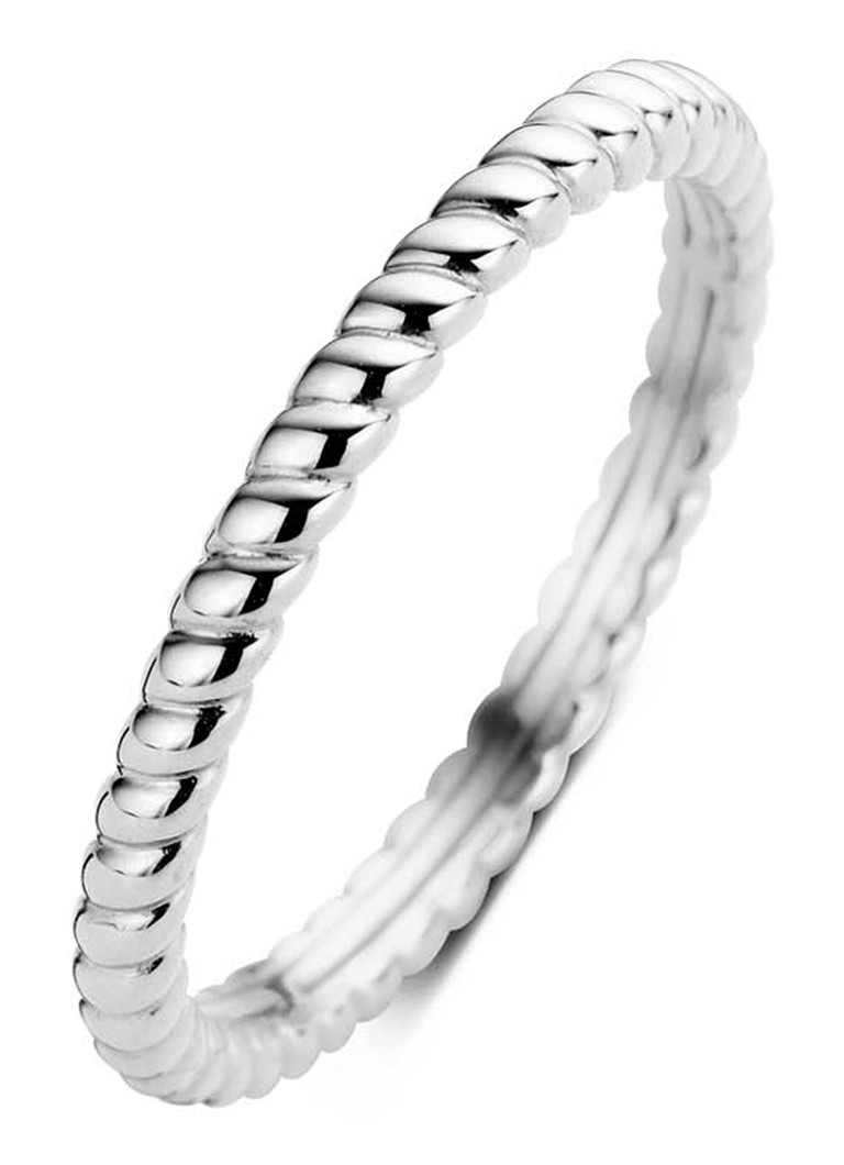 Diamond Point Dames Ring Ensemble van 14 karaat witgoud in de kleur Witgoud