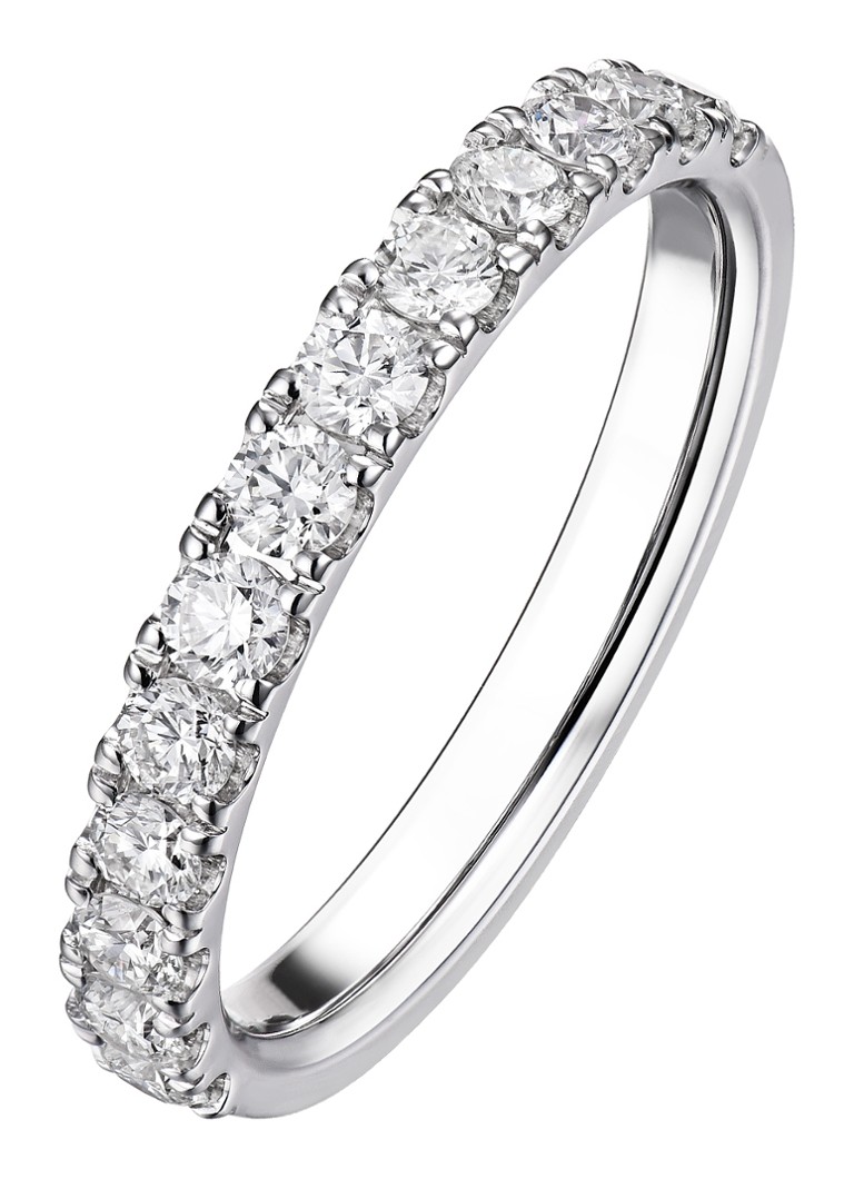 Diamond Point Dames Witgouden ring 0.76 ct diamant Wedding in de kleur Witgoud