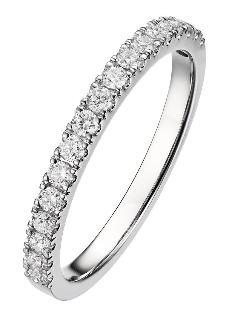 Diamond Point Dames Witgouden ring 0.33 ct diamant Wedding in de kleur Witgoud