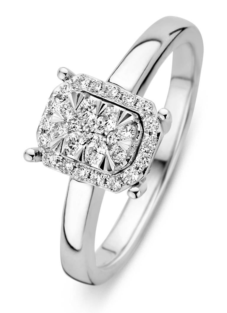 Diamond Point Dames Witgouden ring 0.28 ct diamant Enchanted in de kleur Witgoud