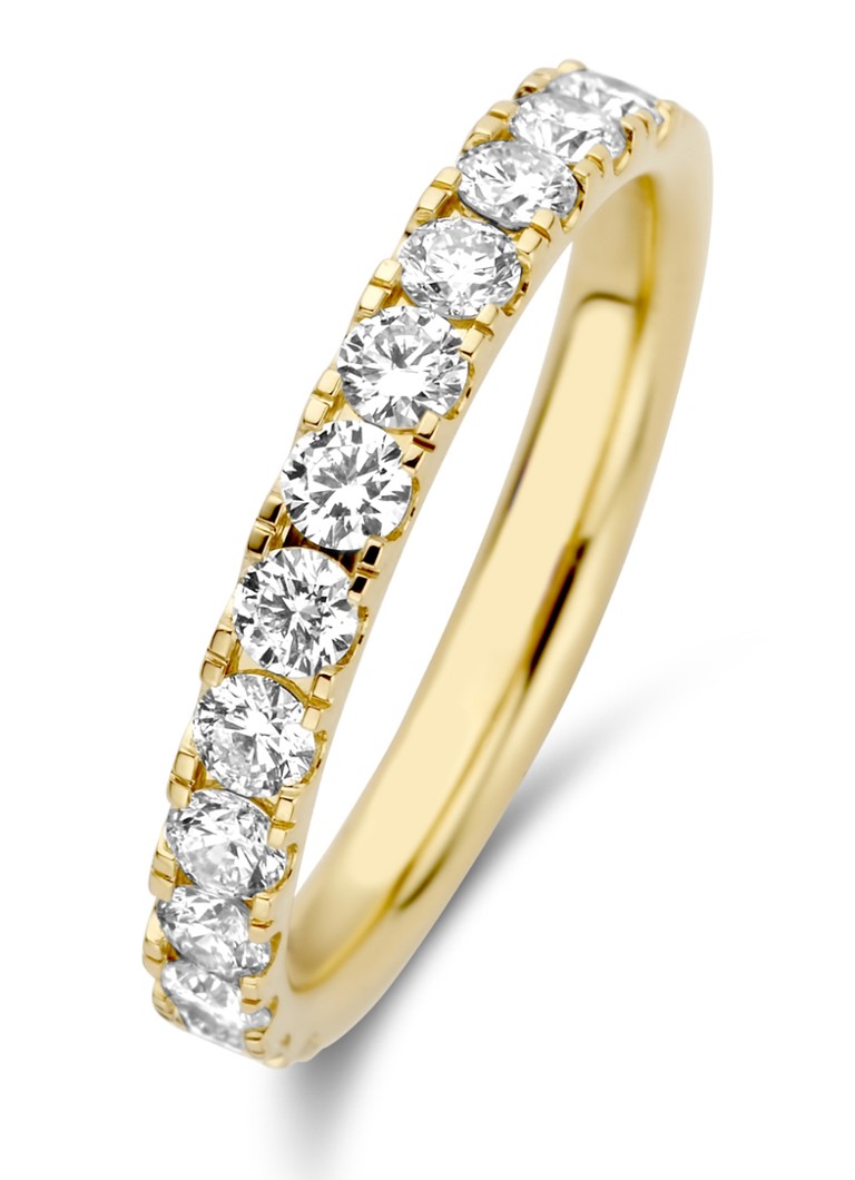 Diamond Point Dames Geelgouden ring 0.76 ct diamant Wedding in de kleur Geelgoud