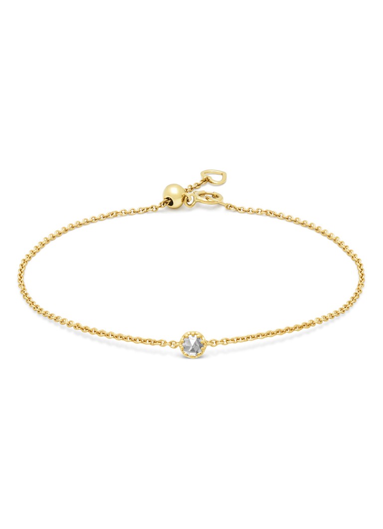 Diamond Point Dames Geelgouden armband, 0.08 ct diamant, Joy in de kleur Geelgoud
