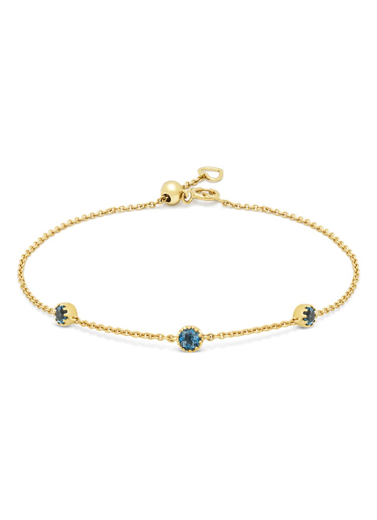 Diamond Point Dames Geelgouden armband, 0.42 ct london topaas, Joy in de kleur Geelgoud