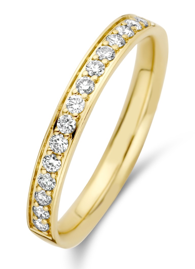 Diamond Point Dames Geelgouden ring 0.27 ct diamant Wedding in de kleur Geelgoud
