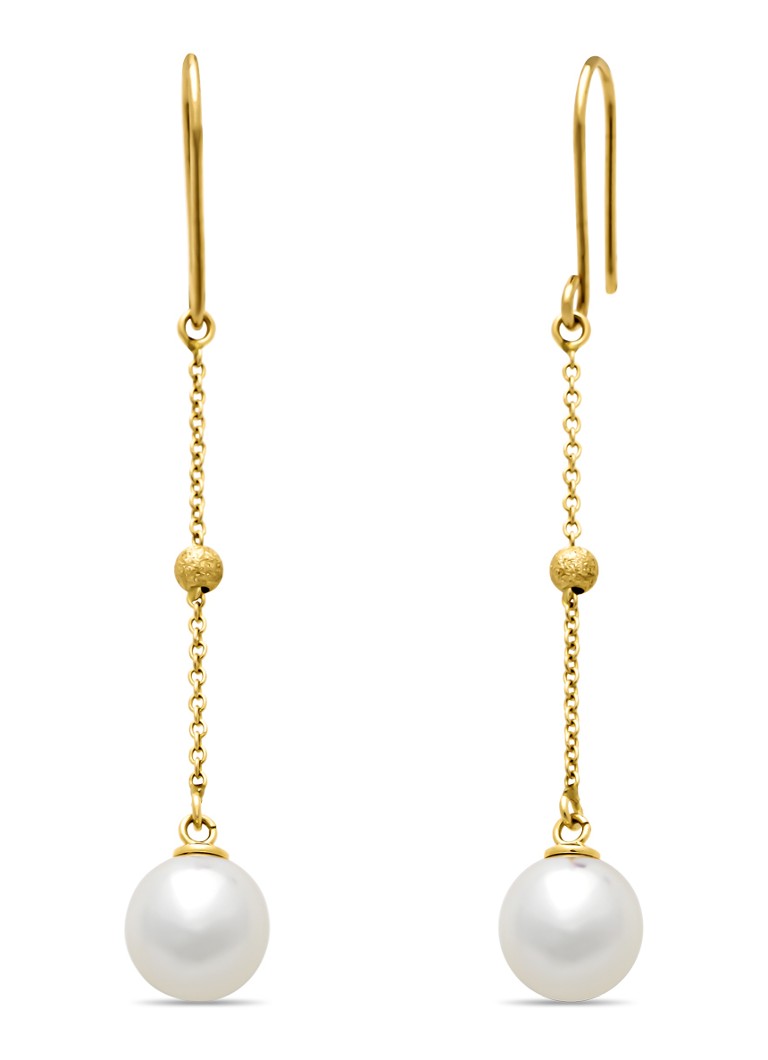 Diamond Point Dames Geelgouden oorsieraden Rivièra in de kleur Geelgoud
