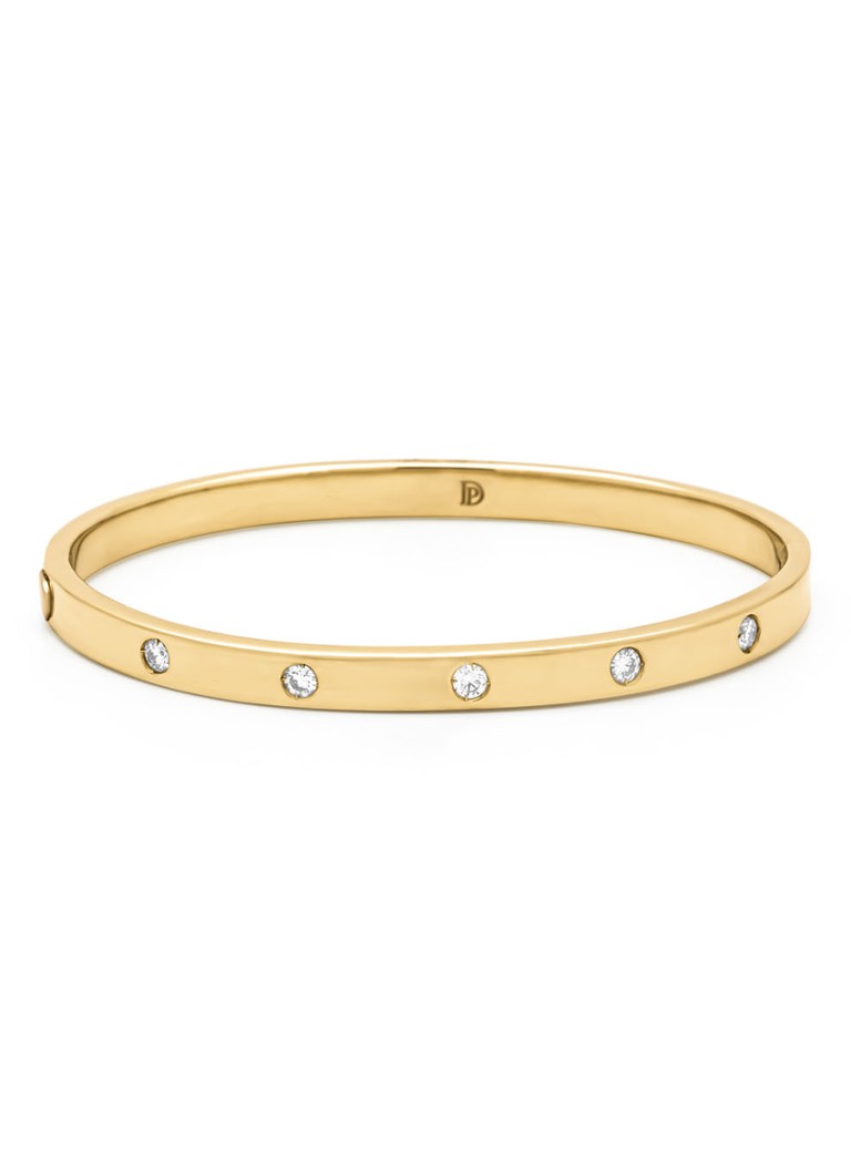 Diamond Point Dames Gouden armband, 0.35 ct diamant, Timeless Treasures in de kleur Geelgoud