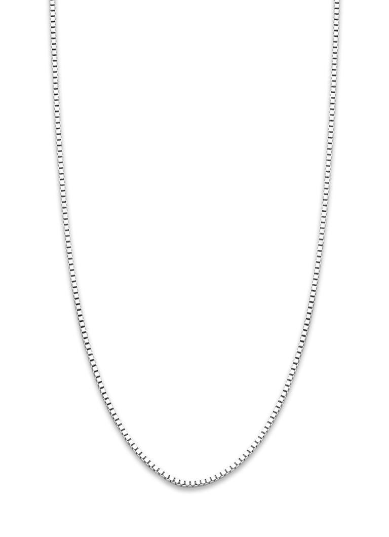 Diamond Point Dames Witgouden venetiaans collier Timeless Treasures (40cm) in de kleur Witgoud