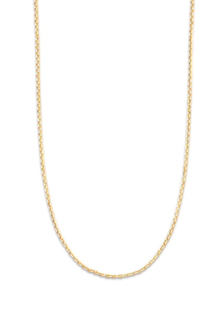 Diamond Point Dames Geelgouden anker collier Timeless Treasures (50cm) in de kleur Geelgoud