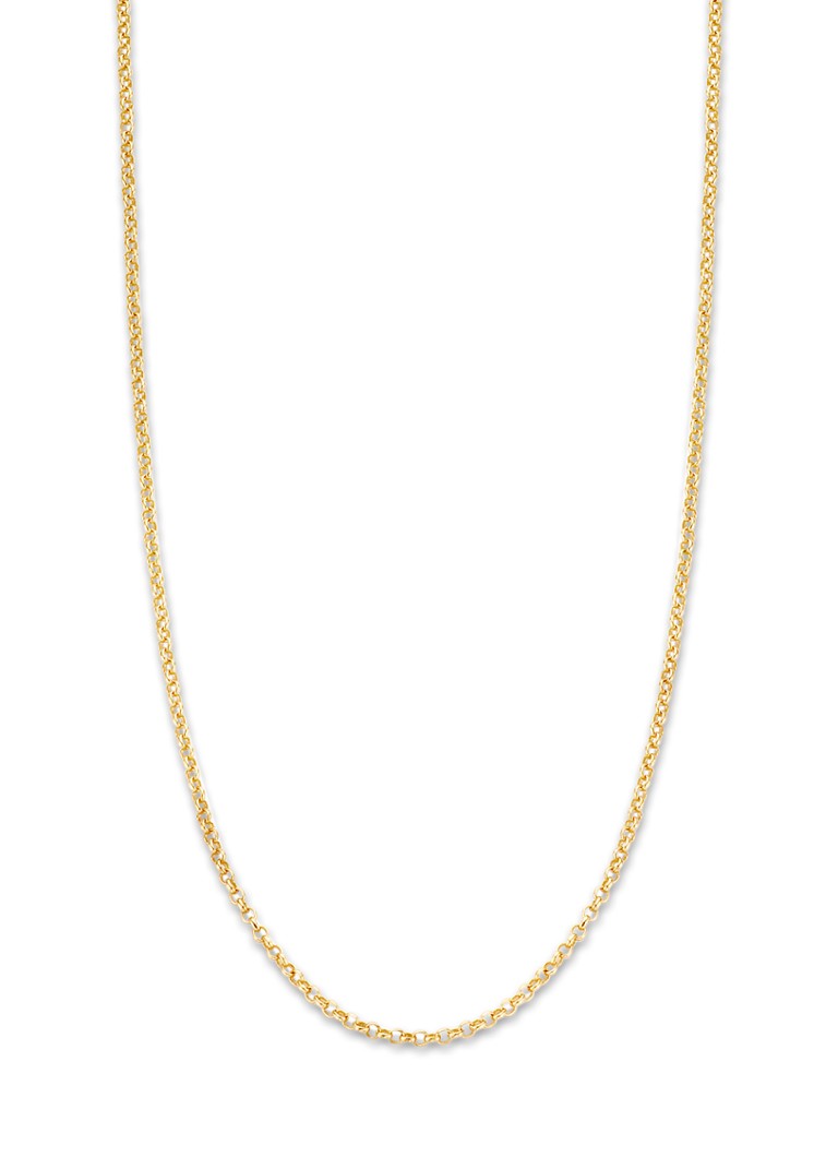 Diamond Point Dames Geelgouden jasseron collier Timeless Treasures (42cm) in de kleur Geelgoud