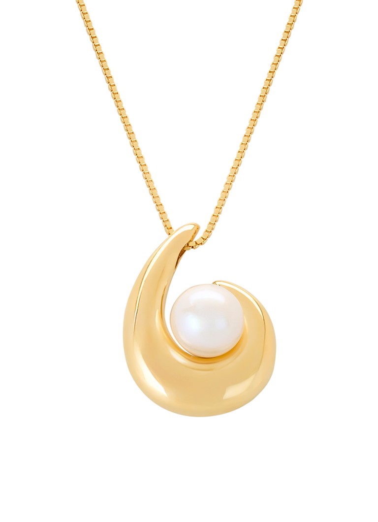 Diamond Point Dames Geelgouden hanger Rivièra in de kleur Geelgoud